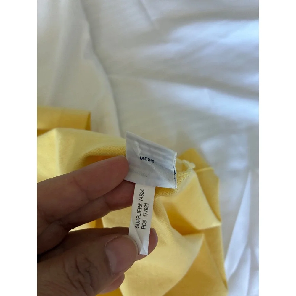 Polo Golf Ralph Lauren Pima Cotton Shirt Mens M Butter Yellow‎ Pony Logo Golf